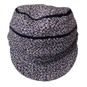 John Callanan Legacy Purple Tweed Newsboy Winter Hat Cap Wool Blend Women’s OS
